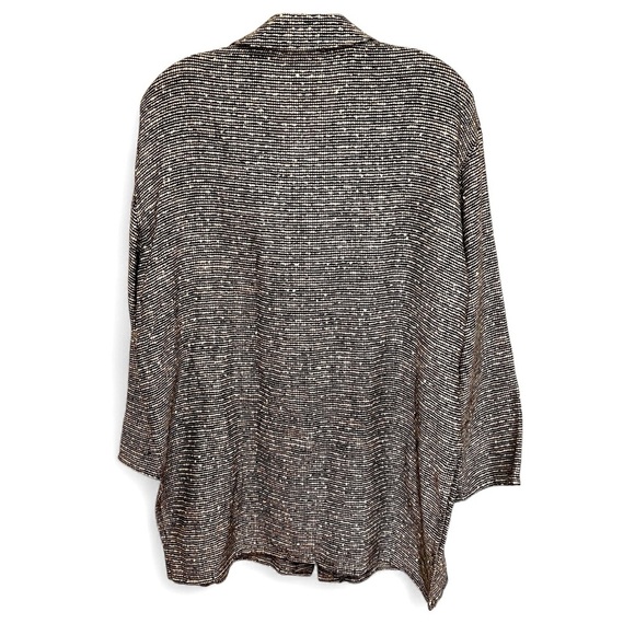 Vtg Jaeger shirt/jacket button down with vented sides and square hem size 8 - Picture 2 of 9